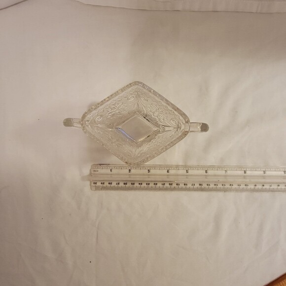 Depression Sandwich Glass Sugar Bowl - Picture 3 of 6